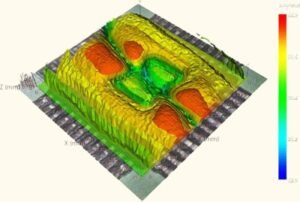 3D map mesured by IC Scanner 4-Axis Positioning System